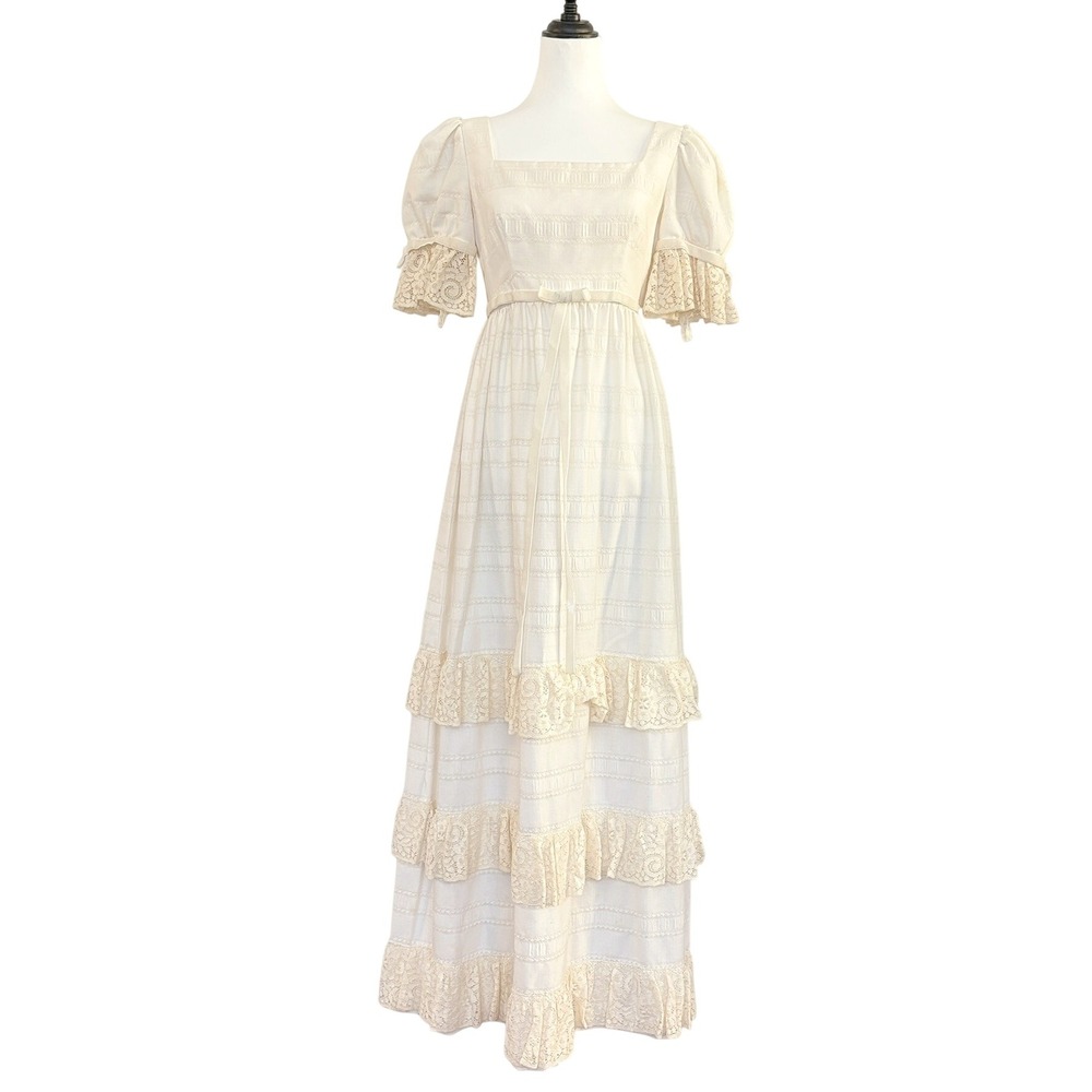 Lorrie Deb San Francisco Maxi Dress Unconventional Lace 60s Cottage Boho Prairie